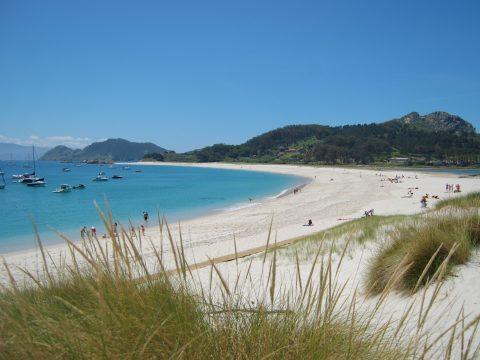 Playa de Rodas desde Vigo